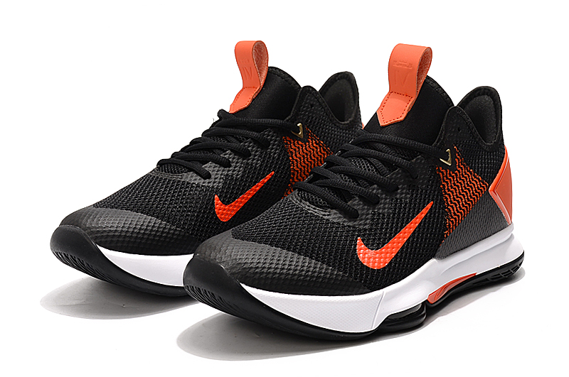 2020 Nike Lebron James Witness 4 Lakers Black Orange White